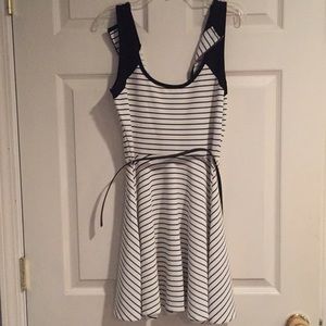 Black and white dress